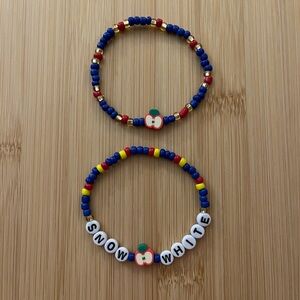 Snow White Beaded Bracelets